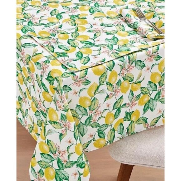 Other - LINTEX Limoncello Garden 60" x 102" Tablecloth